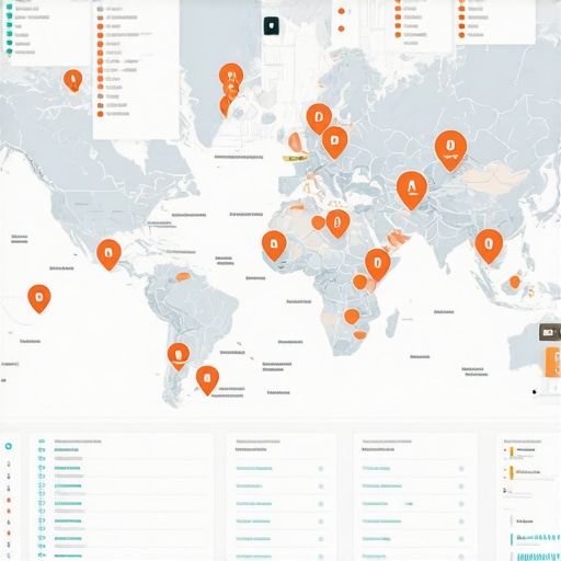 Screenshot of local SEO and maps growth analytics dashboard