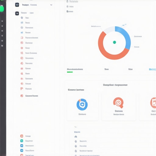 Dashboard displaying local SEO metrics and automation tool interfaces.