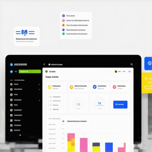 A computer screen displaying local SEO analytics and maps management tools