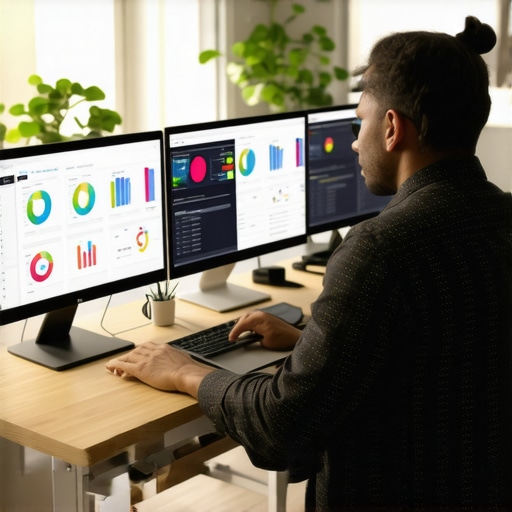 A team working with local SEO software and data dashboards to improve Google Maps rankings.