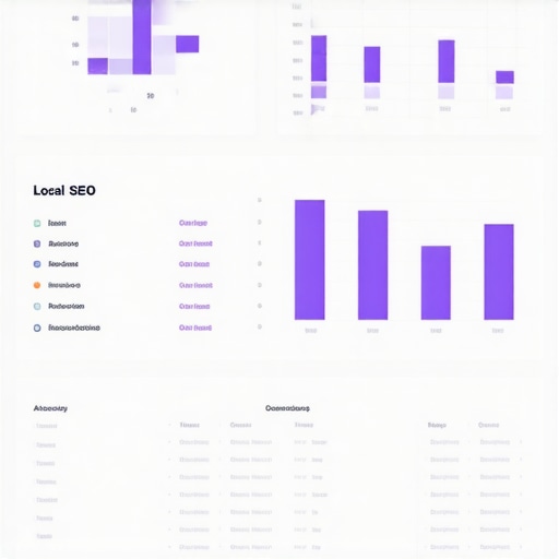 Customizable Local SEO Automation Dashboard Dashboard interface with local SEO metrics and automation controls