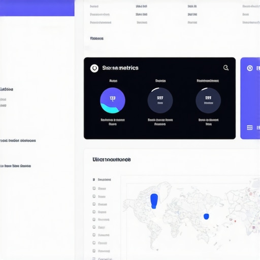 Modern analytics dashboard with local SEO data.