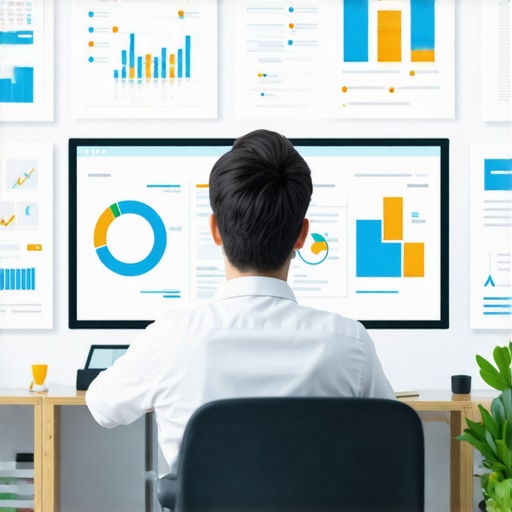 Person overseeing SEO dashboards on a computer, representing ongoing local SEO management