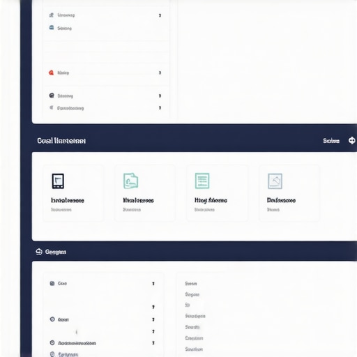 A computer screen displaying a dashboard with multiple business profiles being updated automatically.
