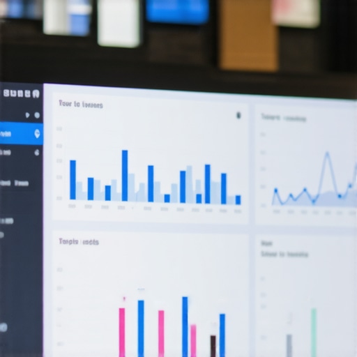A computer screen displaying local SEO data and maps growth analytics for strategic optimization.