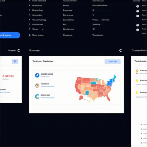 Screenshot of local SEO analytics dashboard showing rankings and review metrics.
