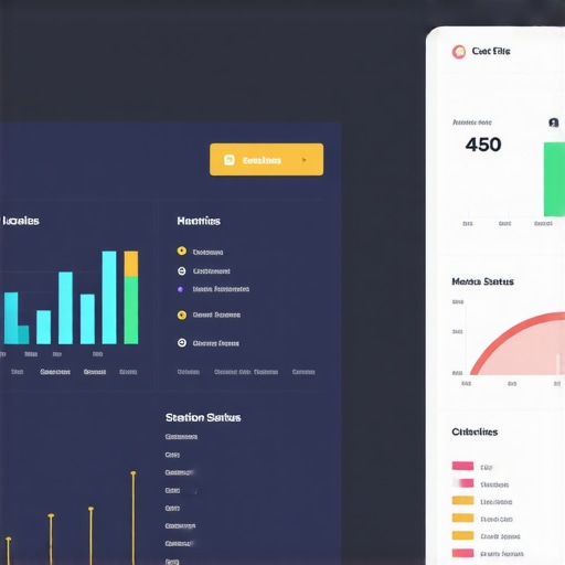 Screenshot of local SEO automation dashboard displaying citation and ranking metrics
