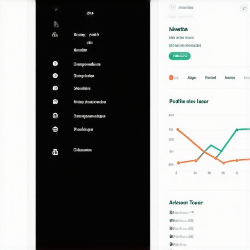 Screenshot of a software dashboard displaying local SEO analytics and map coverage